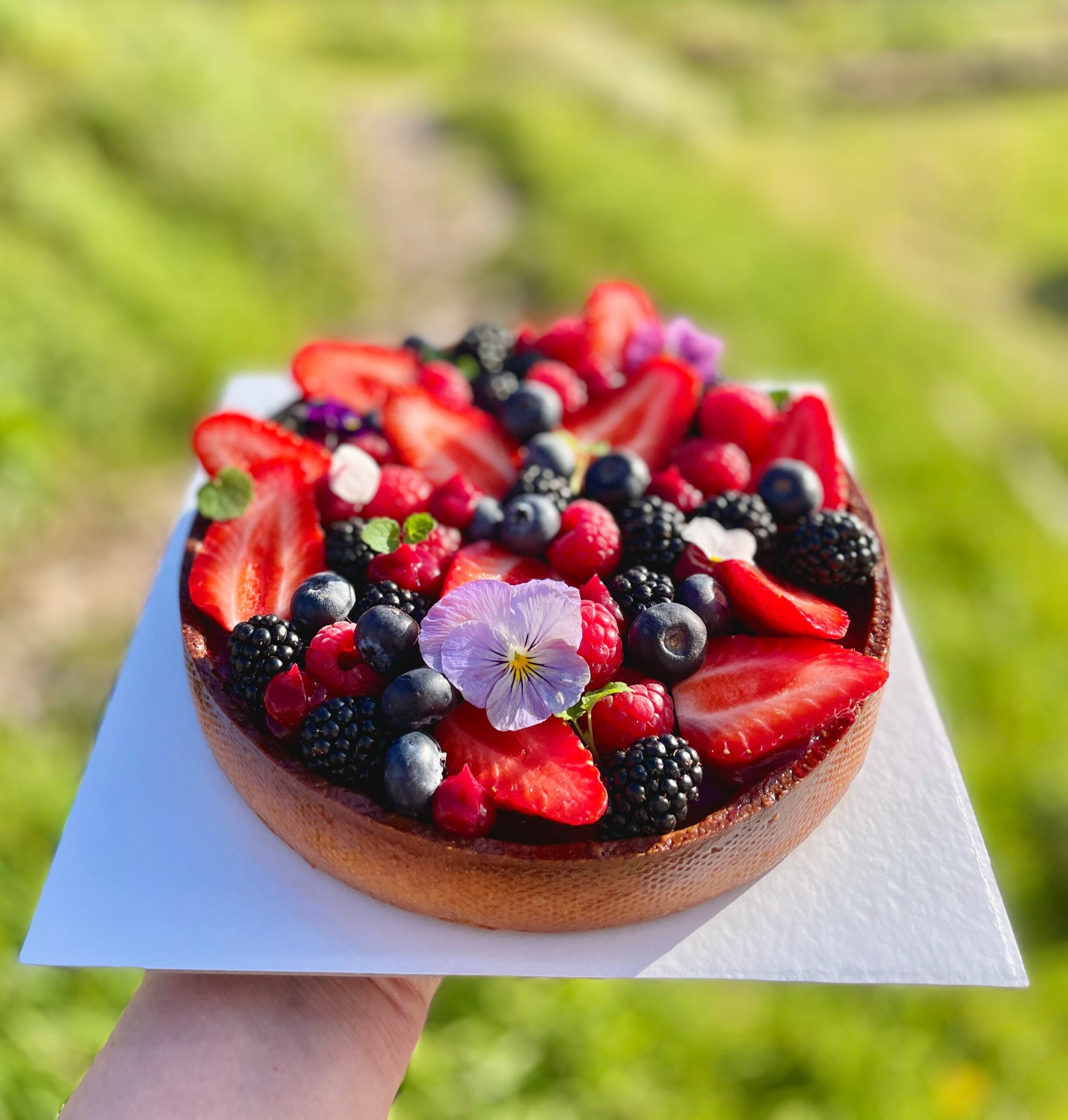 Tarte aux fruits de saison